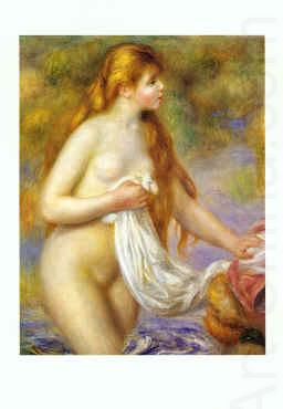 Bather with Long Hair, Pierre Renoir